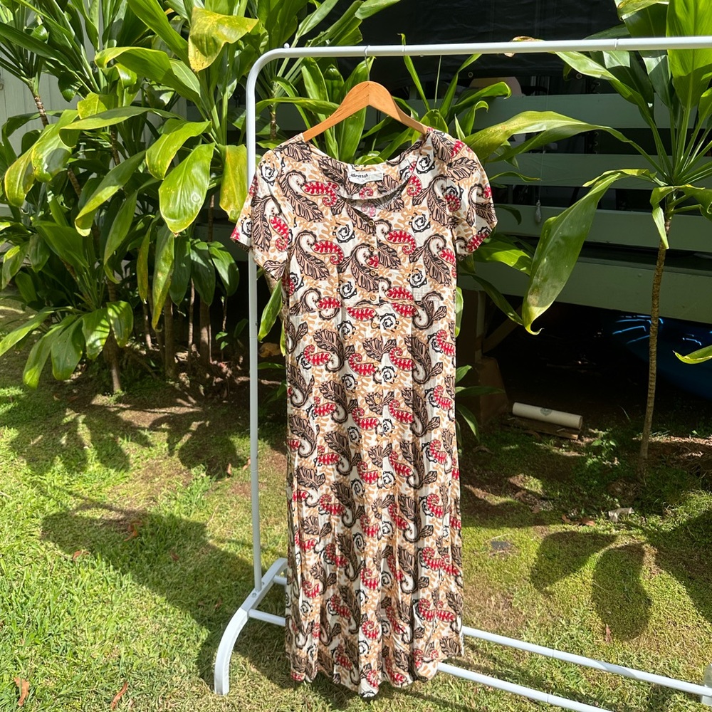 MANUHEALI'I BUTTON DOWN DRESS